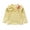 Yellow, variant on XBASW Baby Kids Girls T-Shirt Long Sleeves Tees Toddler Solid Color Doll Collar Bottom Tops for Spring Autumn 0-7 Years
