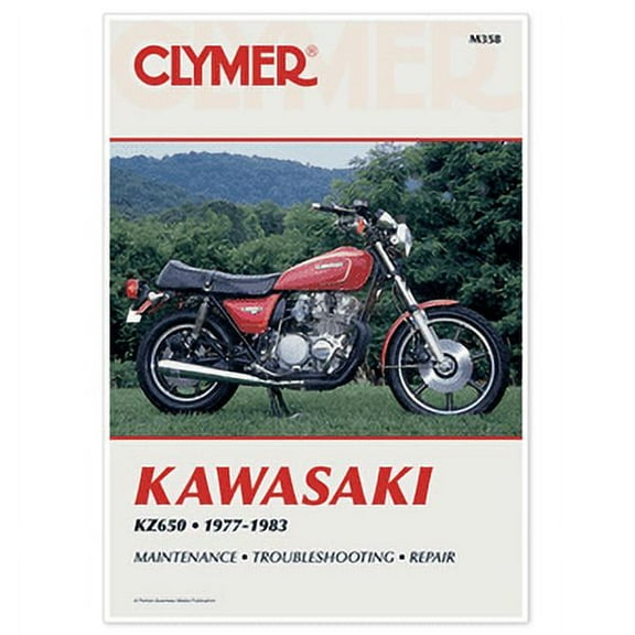 Clymer Manuals M358  M358; Kawasaki Kz650 Motorcycle Repair Service Manual