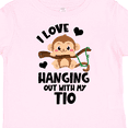 thumbnail image 4 of Inktastic Monkey I Love Hanging out with My Tio Boys or Girls Toddler T-Shirt, 4 of 5