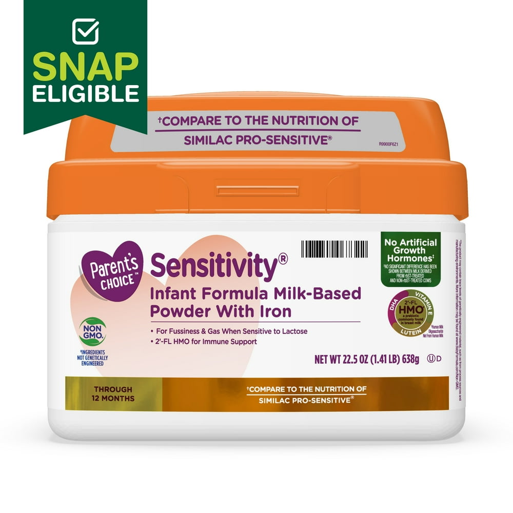 Parent's Choice Sensitivity Baby Formula Powder With Iron, 22.5 oz