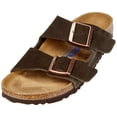 thumbnail image 1 of Sandalias Birkenstock Arizona Soft con plantilla suave de gamuza moca, talla 43, 1 of 8