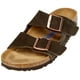 thumbnail image 1 of Sandalias Birkenstock Arizona Soft con plantilla suave de gamuza moca, talla 43, 1 of 8