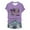 Purple, variant on Women's Short Sleeve T-Shirt Clearance Women's Blended T-Shirt Women's Witch Com Pany Vintage Halloween Print T Shirt