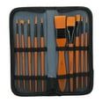 thumbnail image 2 of Scratch Brush Set, 10Pcs Comfortable Watch Cleaning Brush Kit  for Indoor Orange, 2 of 8