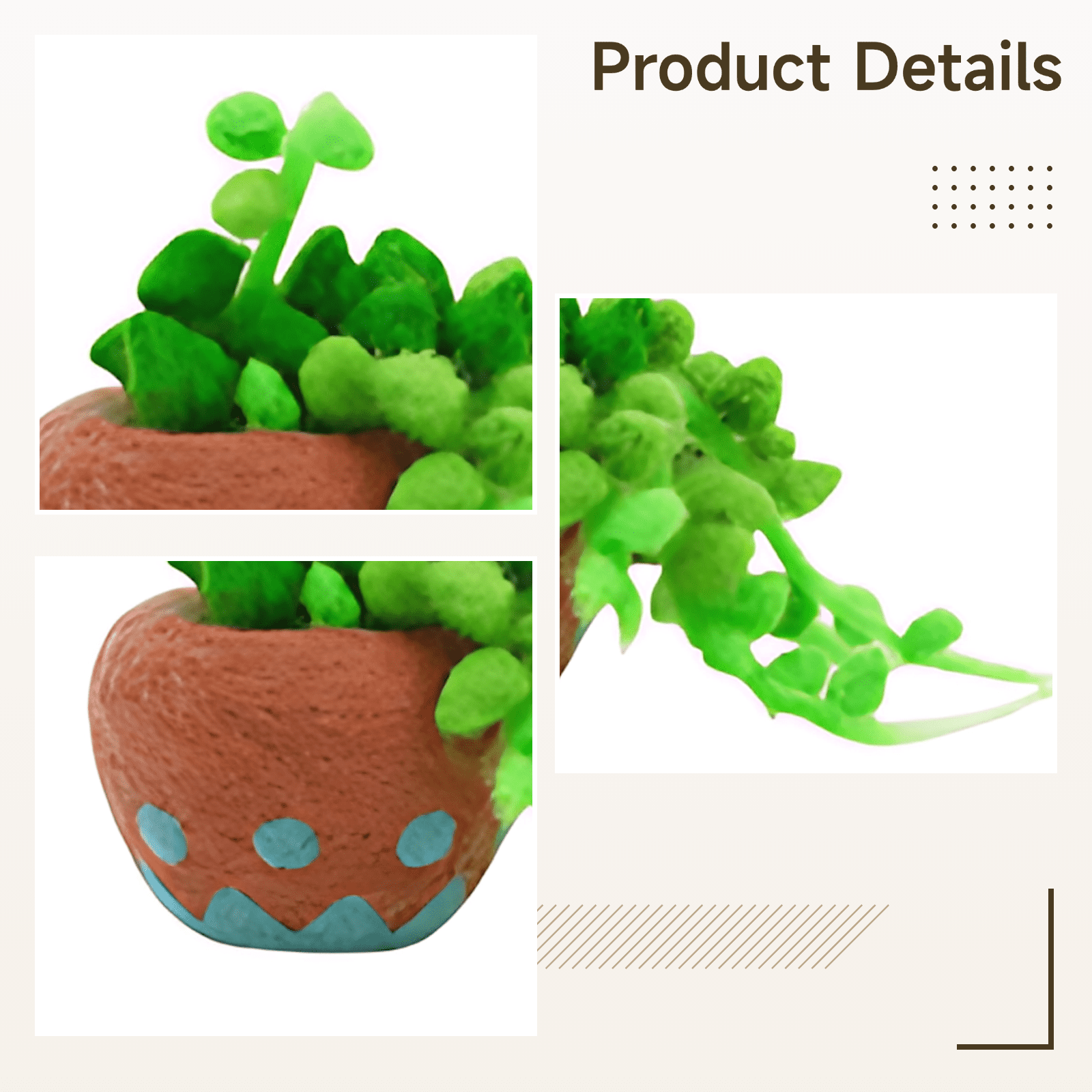 Succulent Needle Felting Kit, DIY Wool Felt Kit, Includes Materials and English Instructions, Ideal Craft for Beginners, Home Decor, and Unique Present
