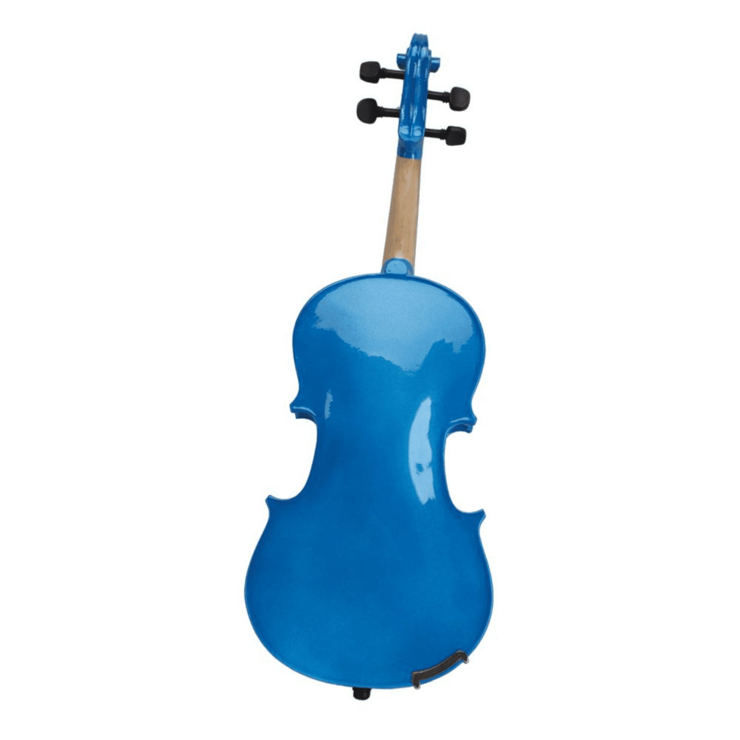 Hassch 4/4 Acoustic Violin, Fiddle Set for Beginner with Case, Bow and Rosin, Dark Blue