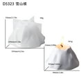 thumbnail image 4 of Silicone Candle Holder Mold Volcanoes Shape Scented Mold For Diy Epoxy Resin Crafts For Making Candle Cups, 4 of 7
