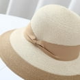 thumbnail image 5 of CoCopeaunts Wide-brimmed Sun Hats For Women Beach Straw Hat Summer UV Protection Foldable Sunscreen Hat Holiday Outdoor Travel Fishermen Cap, 5 of 6