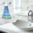 thumbnail image 7 of SKYSONIC Hanging Kitchen Towel 12 x 17 Inch Blue Sea Towel Set 2 Pieces of Dry Towels for Kitchen, Bathroom, Laundry Room Table, 7 of 7