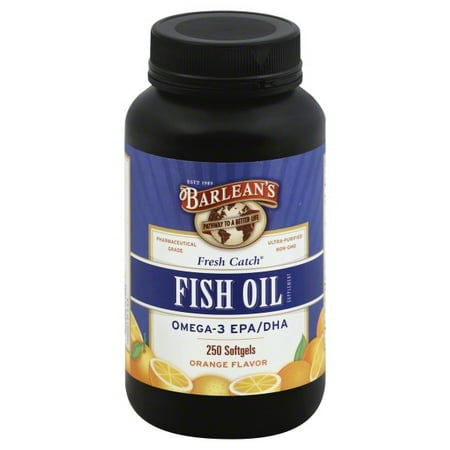 - Barleans Organic Oils Barleans Fresh Catch Fish Oil, 250 ea