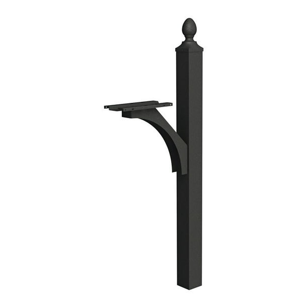 Solar Group AR200B01 Ardmore Decorative Mailbox Post Cover, Black