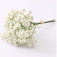 thumbnail image 2 of Artificial Flowers - Artificial Baby's Breath Silk Flower Bouquet Home Decor Decoration White（1X Flower), 2 of 4