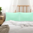 thumbnail image 2 of Spa Blue Pillowcases Soft Microfiber Pillow Case with Zipper Standard, 2 Pack, 2 of 11