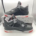 thumbnail image 2 of Ni - ke Size 11.5M/13W - Jordan 4 Retro Bred Reimagined FV5029-006 Pre-Owned ;H60, 2 of 5
