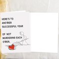 thumbnail image 2 of Tarjeta de aniversario OJsensai, regalo divertido para esposo y esposa, 2 of 6