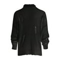 thumbnail image 5 of 2026 Women Fashion Sweater Distressed Knit Long Sleeve Hollow Off Shoulder Cover-Ups Trendy Outfits Black, 5 of 5