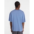 thumbnail image 3 of No Boundaries Men's Oversized Boxy Tee Shirt with Short Sleeves, XS-4XLT, 3 of 5