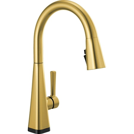 Delta 19802Tlz-Dst Lenta 1.8 GPM Single Hole Pull Down Touchless Kitchen Faucet - Gold