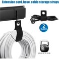 thumbnail image 4 of Tool Organizer Wall Mount Garage Storage Wall Organizer Garden Tool Storage Rack with PC fabric bag holder with Hooks with Straps use for Ski Gears Rake Shovel Yard Tool, 4 of 7