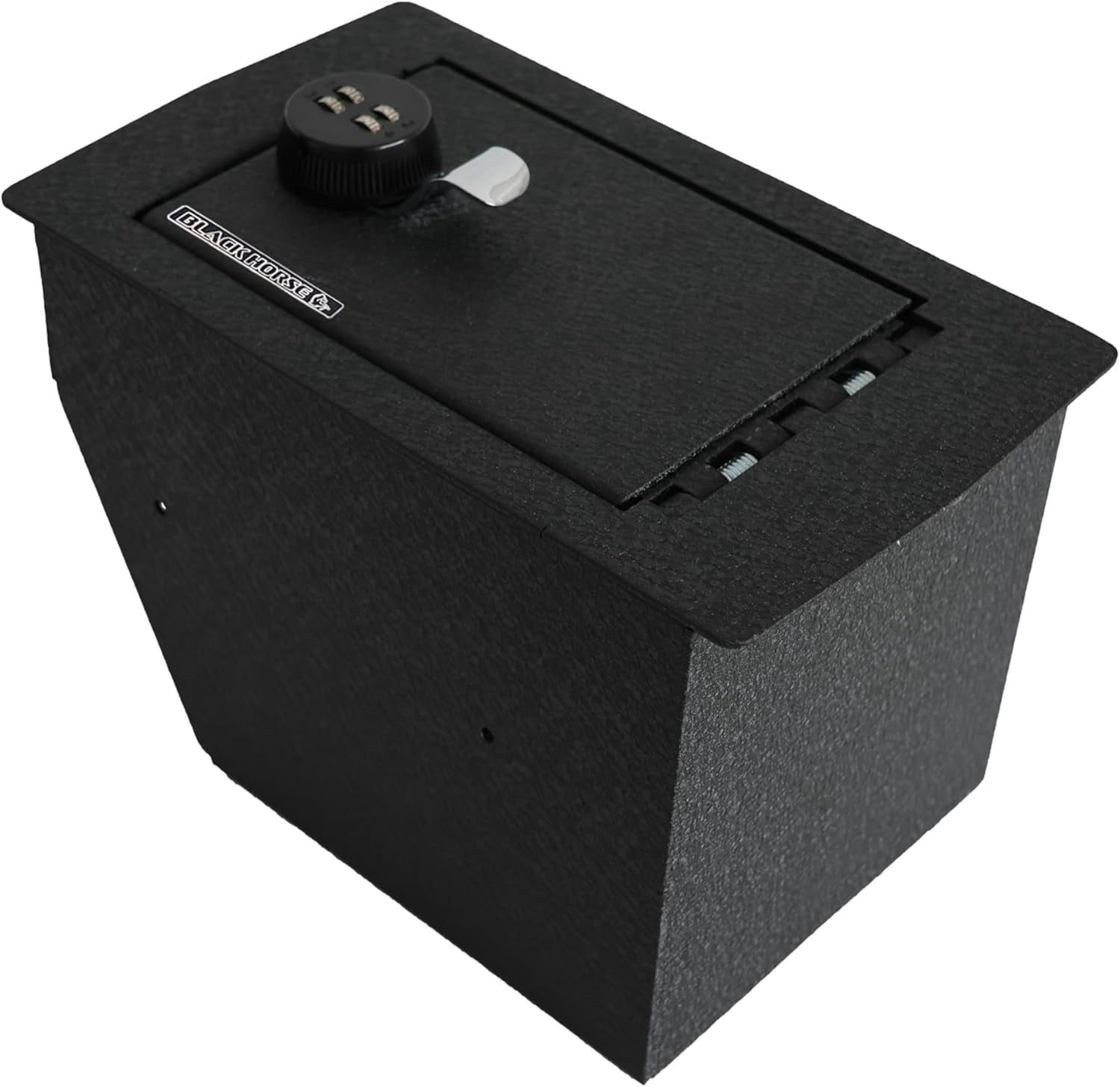 Black Horse Center Console Safe Security Lock Box, Black Gun Box Organizer, with 4 Digit Combination Resettable Lock Compatible with 2023-2024 Honda CR-V-ASHC02