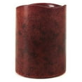 thumbnail image 3 of The Amazing Flameless Candle Wax Pillar, Mottled Cranberry, Bayberry Scent, 10mm LED, Timer and Remote Ready, 3 of 5