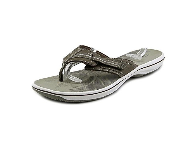 clarks womens brinkley jazz comfort flip flops