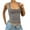 Brown, variant on Workout Tops for Women Racerback Scoop Neck Sleeveless Skinny Crop Gym Yoga Tank Top Summer