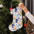 thumbnail image 5 of Sikiie Lilies Flowers Christmas Stockings,18 Inches Christmas Stockings Xmas Hanging Stockings for Family Christmas Decorations & Gifts, 5 of 7