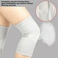 thumbnail image 3 of 1 Pair Knee Pads Compression Sleeves Soft Elastic Comfortable Fit Breathable Sweat-Absorption Knee Protector Brace, 3 of 7