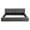 Gray2, variant on LHSHID King Chenille Upholstered Bed with Checkerboard Design, Grey