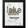 thumbnail image 2 of Nan 20x24 Black Modern Framed Museum Art Print Titled - The Lake Calls to Me, 2 of 5