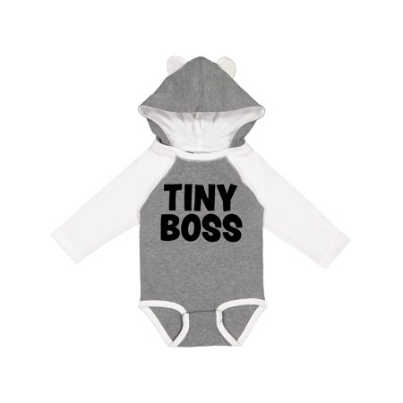 

Inktastic Tiny Boss Gift Baby Boy or Baby Girl Long Sleeve Bodysuit