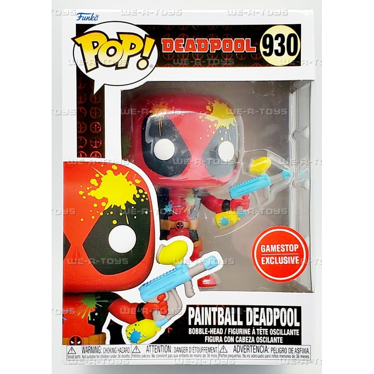 Funko POP Marvel Deadpool Paintball Deadpool 930 Bobble-Head Vinyl