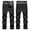Black, variant on Lilgiuy Men's Color Coded Sprint Pants Summer Stretch Long Pants Outdoor Straight Type Fitness Workout Cargo Pants