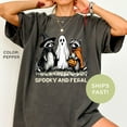 thumbnail image 1 of Comfort Colors® Spooky And the Feral Raccoon Shirt, Funny Halloween Shirt, Halloween Racco - Pepper - M, 1 of 4
