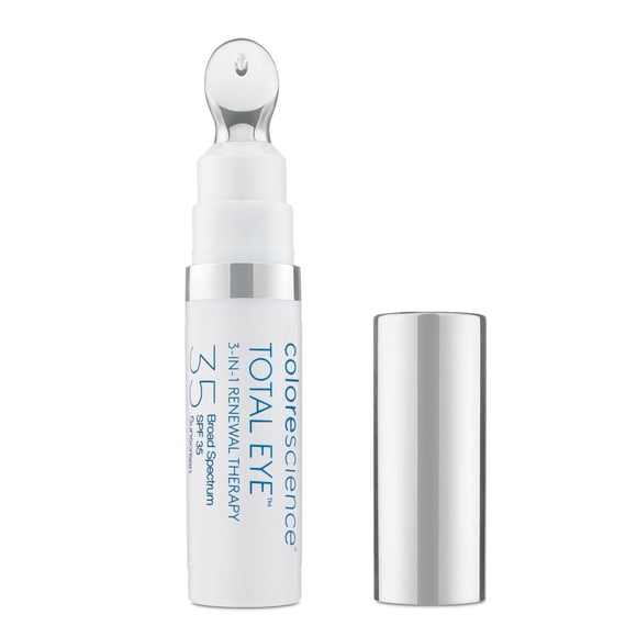 Crema para ojos Colorescience Total Eye 3 en 1 antienvejecimiento SPF35 Deep