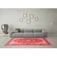 thumbnail image 3 of Ahgly Company Indoor Rectangle Medallion Red Traditional Area Rugs, 2' x 4', 3 of 4