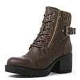 thumbnail image 3 of Globalwin Women's Brown Boots For Women Combat Boots 8M, 3 of 8