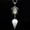 Clear Quartz, variant on Hexagonal Cone Pendulum Natural Crystal Pointed Pendant Reiki Chakra Necklace-Amethyst