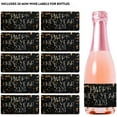 thumbnail image 2 of Koyal Wholesale 20Pcs New Years Eve Mini Champagne Bottles Stickers Great Gatsby, 2 of 2