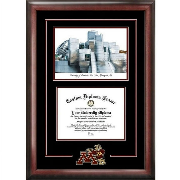 Minnesota Golden Gophers 8.5" x 11" Spirit Graduate Frame Diploma Frame