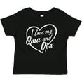 thumbnail image 3 of Inktastic I Love My Oma and Opa in White Chalk Heart Boys or Girls Baby T-Shirt, 3 of 5