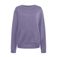 thumbnail image 3 of Women Sweatshirts Pullover Ladies Cute Crewneck Plain Cotton Tops Casual Sweatshirts Oversized Long Sleeve Pullover Outerwear With Pocket, 3 of 6