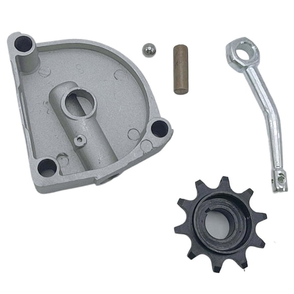 zuzengstory 10-Tooth Drive Sprocket & 3-Hole Clutch Cover Kit for 49cc/60cc/66cc/80cc Motorized Bicycle