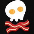 thumbnail image 2 of CafePress - Bacon And Eggs Skull Maternity Dark T Shirt - Maternity Dark T-Shirt, 2 of 3