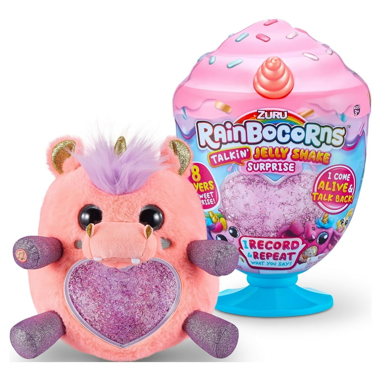 Rainbocorns レインボーコーンズ トーキンジェリーシェイク ぬいぐるみ Zuru Rainbocorns Talkin' Jelly Shake Surprise Electronic Plush Egg