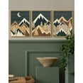 thumbnail image 4 of Drsoum Leaf Wall Art Green Botanical Boho Printing Minimalist for Kitch Bathroom Prints 11x14in3pcs Natural Framed, 4 of 5