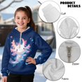 thumbnail image 6 of Pzuqiu Axolotl Boys Hoodies Sweatshirts 8-9 Warm Casual Long Sleeve Jacket Outfits Stretchy Children Fall Coat Comfortable Fall Outerwear Versatile for Boys Teens Youth, 6 of 7