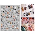 thumbnail image 4 of Hojas de pegatinas para decoración de uñas KEWITY Halloween autoadhesivas lindas calabazas fantasma, 4 of 5