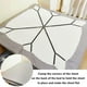 thumbnail image 3 of Black Bed Sheet Straps, Adjustable Elastic Fasteners with Metal Clips, Fitted Bed Sheet Holders for Bed, Mattress Cover, 3 of 5